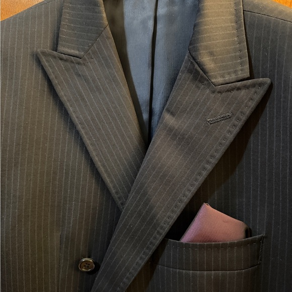 MICHAEL Michael Kors Charcoal Pinstripe Blazer - Picture 3 of 6